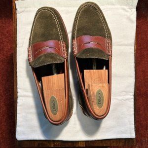 HS Trask Green Suede Pennyloafers - Size 11